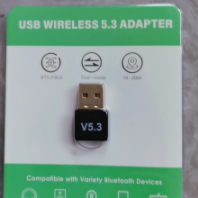 Bluetooth Adapter 5.3 Desktop Computer USB Module Laptop External Wireless Headphones Mouse Audio Receiver thumbnail-2