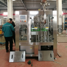 304 Stainless Steel Glass Bottle Filling Machine With PLC Control 120 BPM thumbnail-4