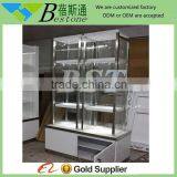 Custom Metal Glass Perfume Display Cabinet for Shops thumbnail-1
