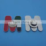 Letter M Shape Metal Lapel Pin UAE Falcon Badge thumbnail-1
