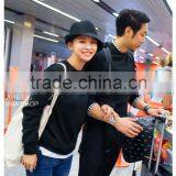 2016 Latest Leisure British Retro Rolled Brim Man Women Lady Real Wool Fedora Hat thumbnail-4