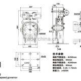 Elevators Safety Parts 187 Bi-directional Overspeed Governor for Roomless thumbnail-3