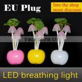 EU US Plug Electric Induction Dream Mushroom Fungus Lamp 3 LEDs Nightlight Bulb Home Decor LED RGB Breathing Night Lights 1pcs thumbnail-6