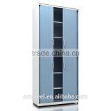 Upper Glass Swing Door Lower Tambour Door Steel Cupboard thumbnail-6