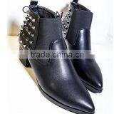 Rivet Low Heel Snow Woman Pointed Infant Snow Cheap Boots thumbnail-1