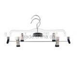 1044A Xufeng Factory Produce the Plastic Trouser Hanger With Clips