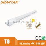 Hot Sale 10w, 18w, 22w Led t8 Tube 1200mm DLC UL Certified thumbnail-5