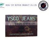 Debossed Leather Patches Custom