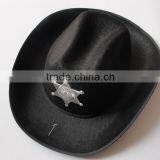 Black Felt Cowboy Hat With Star for Kids