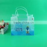 2016 Hot Sale pp Plastic Bag Printing Plastic Bag Carrying Handle Beverage Bag