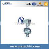 OEM Precision 6 Inch Stainless Steel Seat Pneumatic Butterfly Valve thumbnail-2