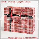Fashion Colorful Ivory Paper Gift Bag for New Yor Hair with Handle