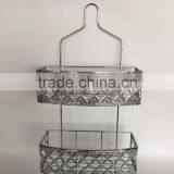 Shower Caddy With Chrome Paiting / Metal