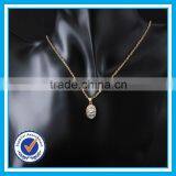 Real zircon crystal 24k saudi gold jewelry meaningful pendant natural gemstone necklace