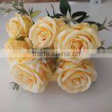 High Quality Artificial Rose Yellow Bouquet thumbnail-2