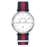 Logo Custom Exchangeable Bands Watch With 14mm Nylon Watch Strap thumbnail-1