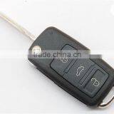 VW Key Blank With 3 Buttons Flip Car Key Shell (can't be Departed) thumbnail-2