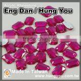 2 Holes Octagon Shaped Apparel Accessories Sew on Rhinestones thumbnail-3