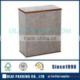 Practical Large Capacity PU Leather Box for Hamper Square thumbnail-1