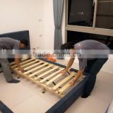 poplar birch wooden bed slats E0 E1Grade wooden bed slats FSC CARB Certification with poplar birch material