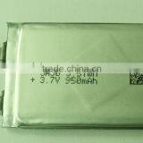 LP523450DL 3.7v 950mah Rechargeable Lipo Battery Lithium Polymer Battery Pack