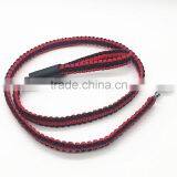 Fashion Wholesale Cobra Weave Paracord Dog Leash With Lobster Buckle / Shackle Paracord Led Dog Collar Pet Collars