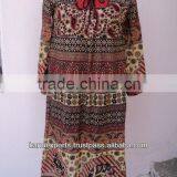 Cotton Maxi bohmenian Vintage heritage Look Maxi Dress ethnic printed Dress Casual & formal Dress womens