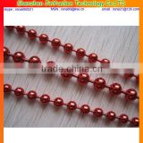 Wholesale 6mm red ball chain for christmas tree ornament