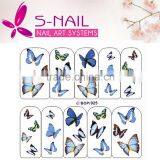 NAIL ART TATTOOS STICKER WATER DECAL /buttferfly Water Transfer Nail Stickers of Flowers thumbnail-2