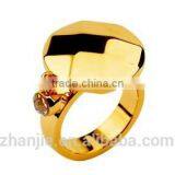 Single for Girls Fashion Crystal Brand Minimum Price of Cheapest Latest Design Diamond Ring thumbnail-3