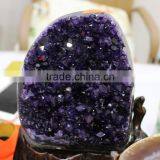 Wholesale Grape Raw Amethyst Geode Quartz Crystal Amethyst Geode Cluster