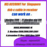 Renewal Subscription Icam/zcam Account for Singapore Blackbox C600 II MINI,HD-C608 Plus,HD-C808 Plus,C801,MUX 800SE,900SE