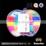 3500 Pcs Loom Band Sets Apple Plastic Box Loom Kit for Children thumbnail-2