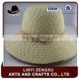 Cheap And Elegant Lady Straw Boater Hats thumbnail-1