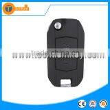 Plastic 2 Button Replacable Remote Key Blank With Black Color Uncut Right Blade Without Logo for Opel Vectra Zafira