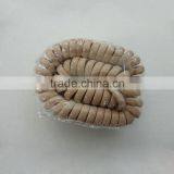 30AWG 7x0.10mm Copper Stranded pp Core Black Telephone Extension Cable From Shenzhen Factory thumbnail-1