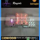 Battery Operated Single Color 4 Inch Square LED Under Vase Light Base for Sale thumbnail-6