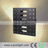 Golden stage background light audience 7x7 led matrix blinder light 49x3W led blinder light