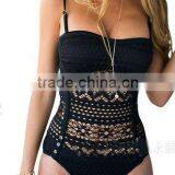 BSC098 Beautiful Sex Girl One Piece Pure Triangle Bikini Swimwear thumbnail-5