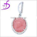 Prong Setting Sterling Silver Jewellery Pendant Single Stone Pendant thumbnail-1