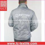 Wholesale 2015 JAPAN Pupular Grey Color Windproof Nylon School Running Uniform Jacket With Custom Silk Screen Print(LCTU0065) thumbnail-2