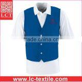 Wholesale Dust Free 65% Polyester/35% Cotton Twill Fabric Durable Work Vest With Custom Embroidery(LCTU0003) thumbnail-6