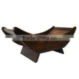 Trade Assurance Natural Handmade Artist Design High Quality Wooden Fruit Serving Tray thumbnail-1
