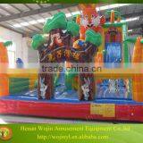 2016 Henan Inflatable Rabbit Bouncy Castle/inflatable Bouncer Slide for Sale