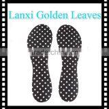 Golden leaves insole Fashion sponge foam 3/4 insole with silicone gel shoe pad