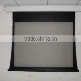 Luxury motorized projection tab tensioned screen