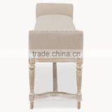 Marlborough Upholstered Bench Ottoman Modern Furniture thumbnail-3