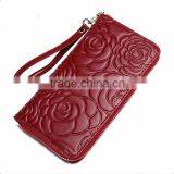 Custom Print Leather Wallet New Design Zipper Women Wallets With Card Slots