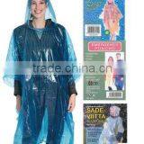 pe Disposable Raincoat/rainsuit/rainwear