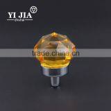 Contemporary Color Honey Amber Living Room Cabinet Glass Knobs